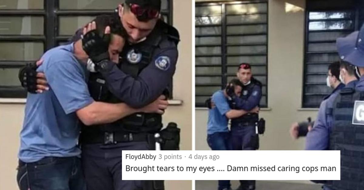 Police Officer Helps Suicidal Man In Remarkable Display Of Compassion