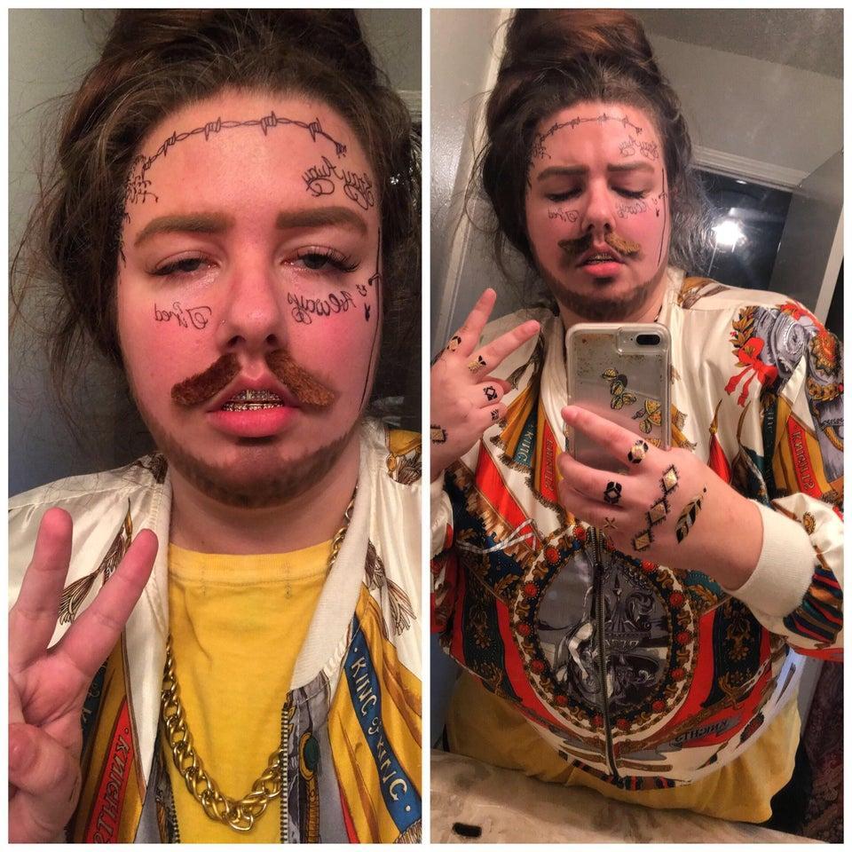 viral halloween costumes post malone