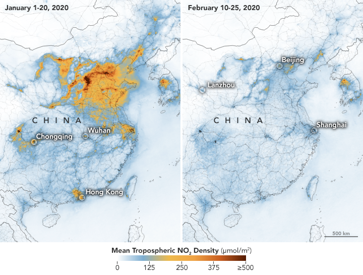 nasa china map