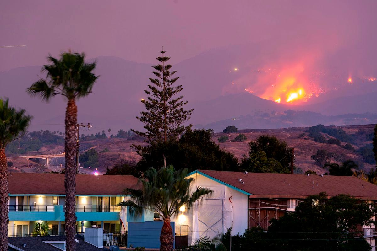 santa barbara wildfire