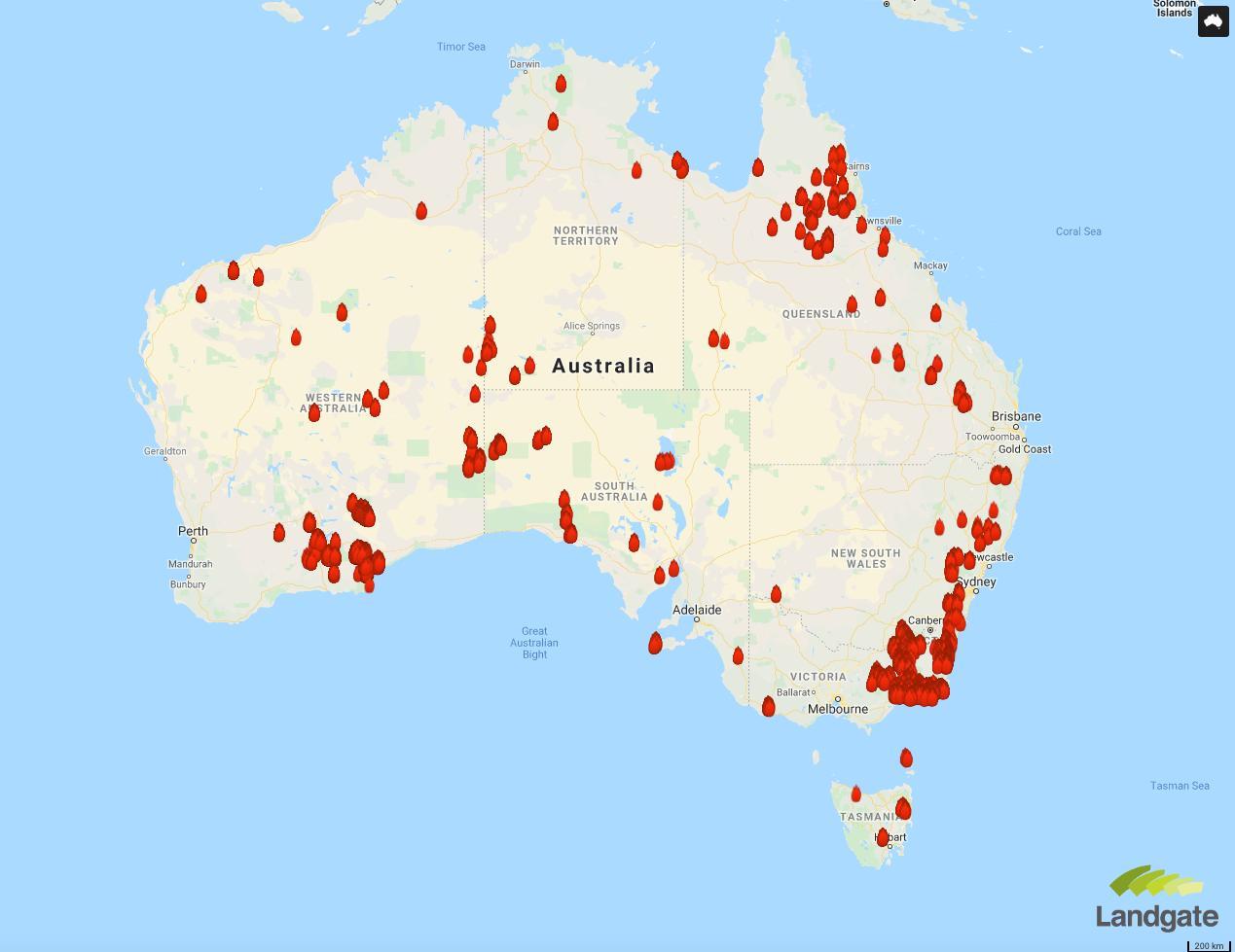 australia bushfires