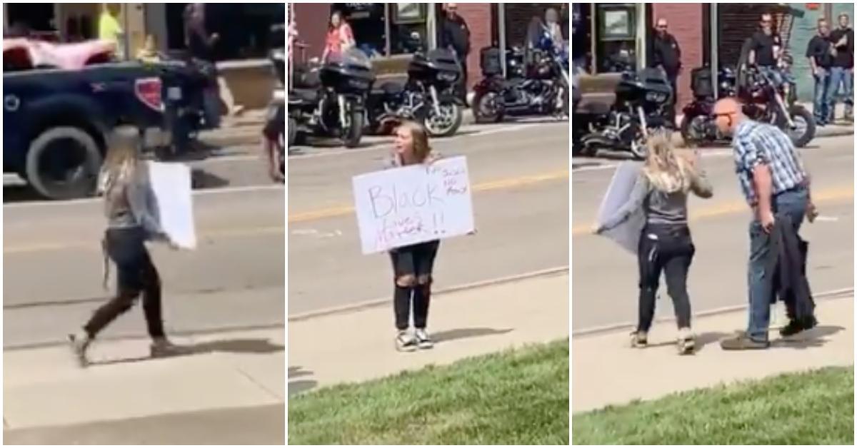 featured blm protester