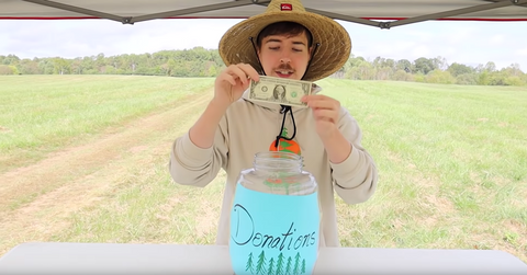 team trees mrbeast million goal