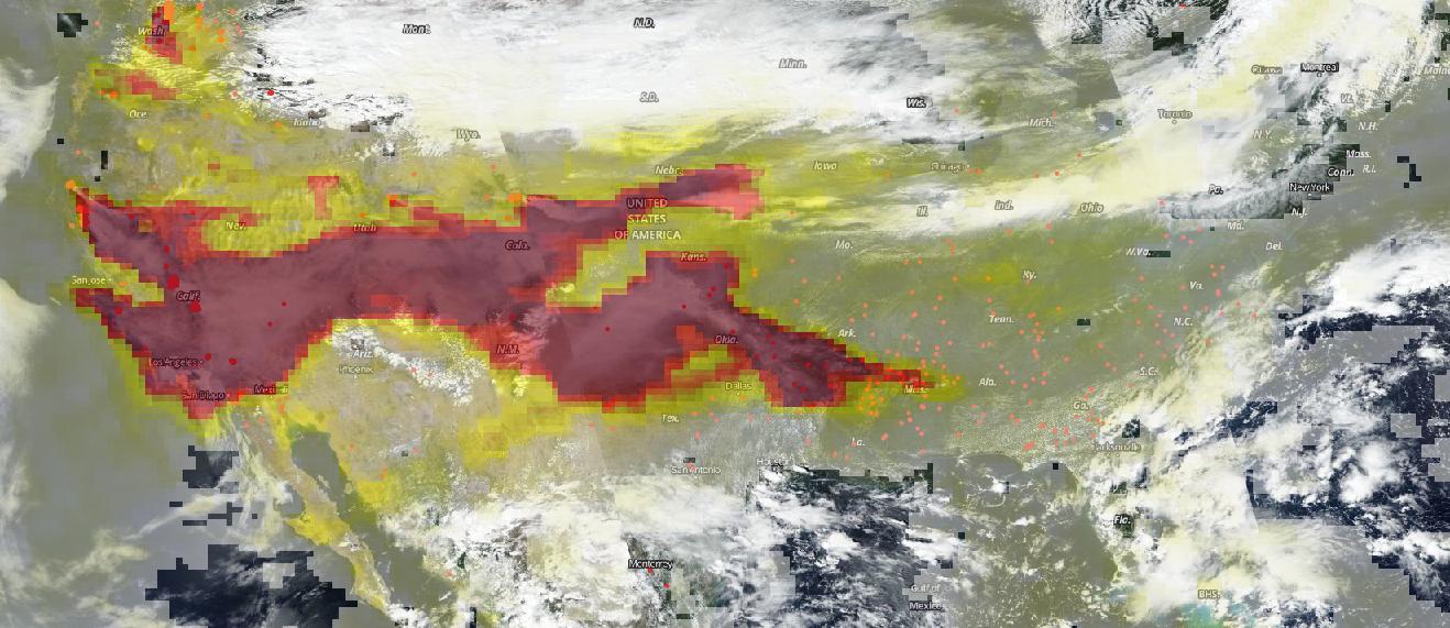 nasa wildfires