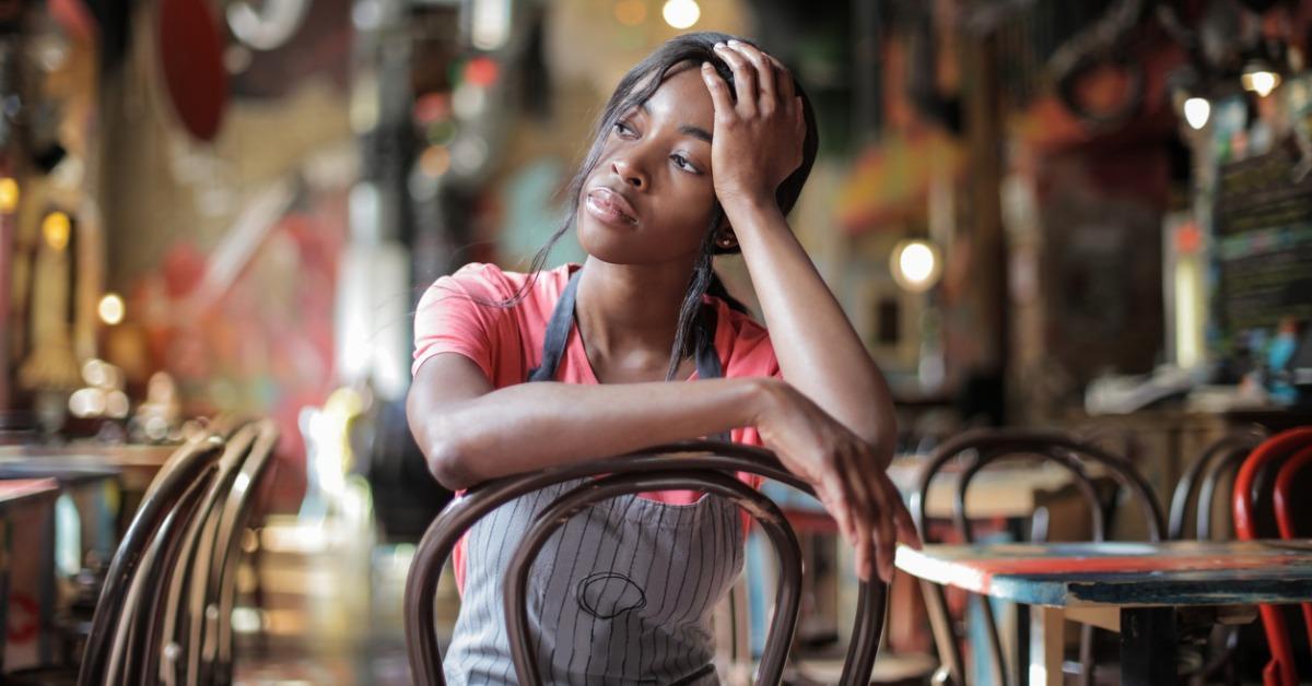 tired bartender picture id