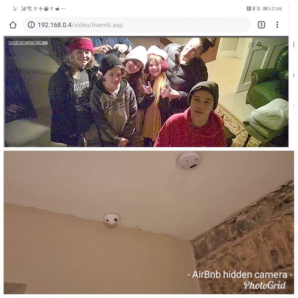 airbnb surveillance