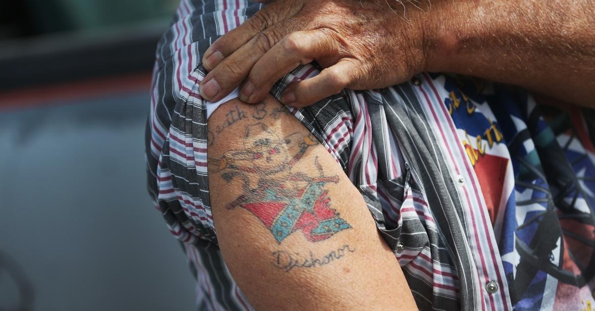 featured confederate flag tattoo