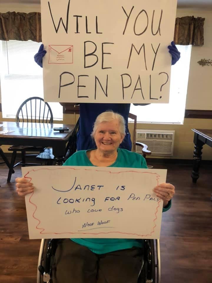 pen pal programs for seniors near me
