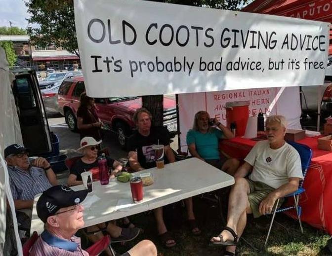 old coots advice