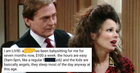 featured babysitter leaving