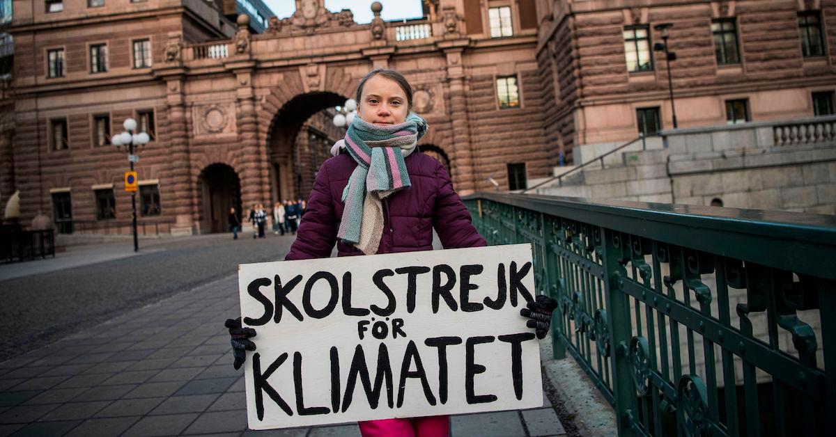 greta thunberg salt truck