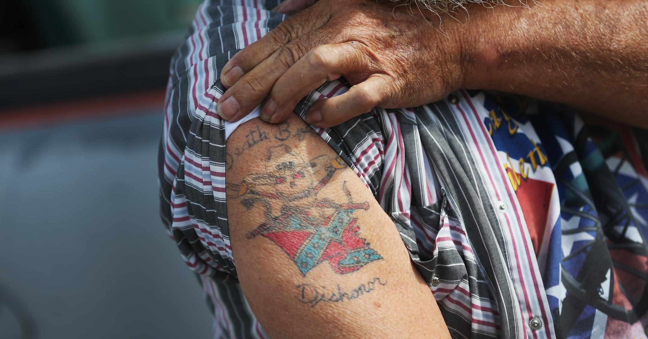 confederate flag tattoo