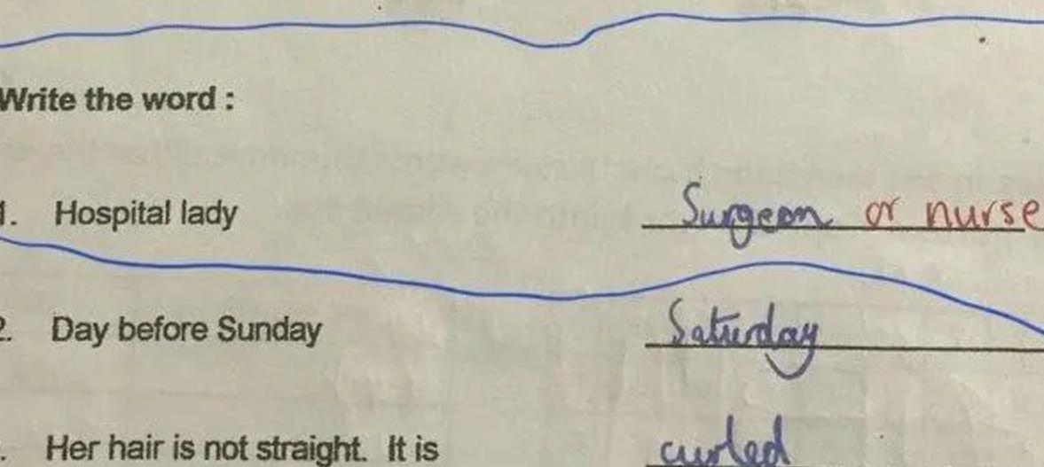 Little girl has perfect response to sexist homework question