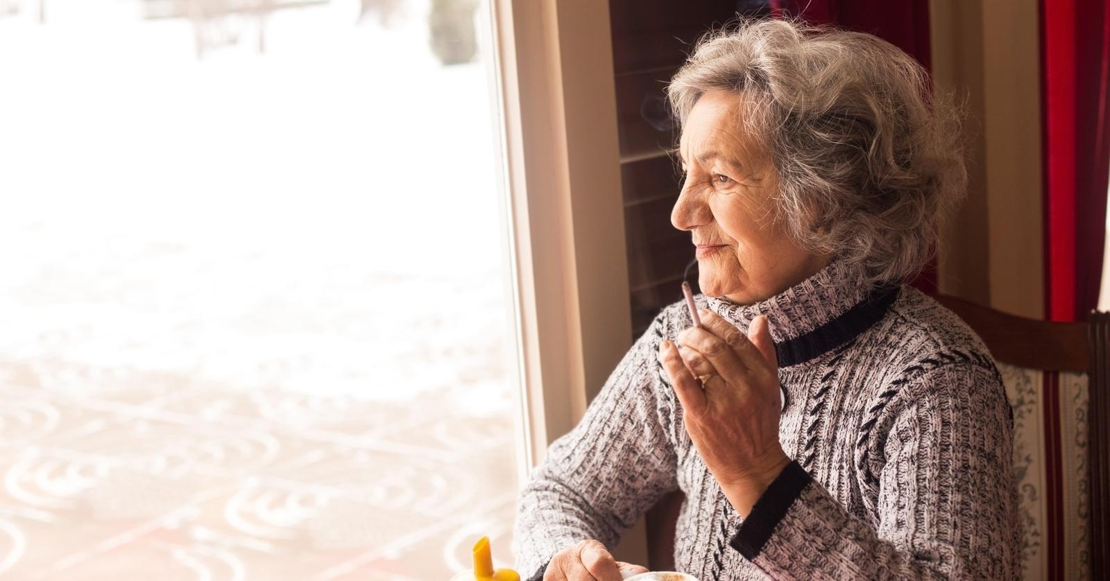 grandma smoking