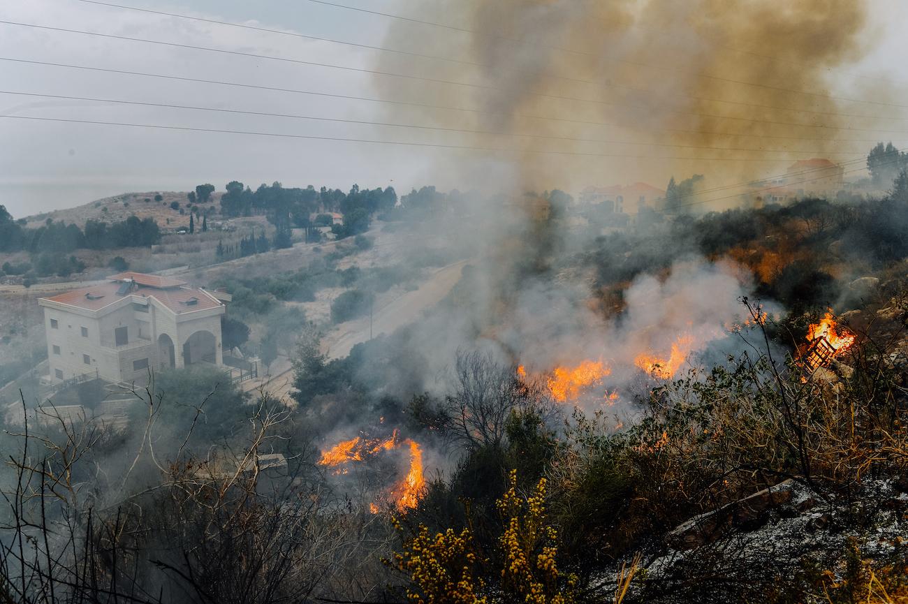 lebanon wildfire