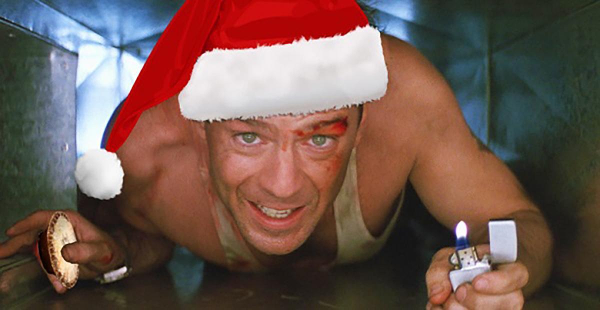 mcclane christmas hat