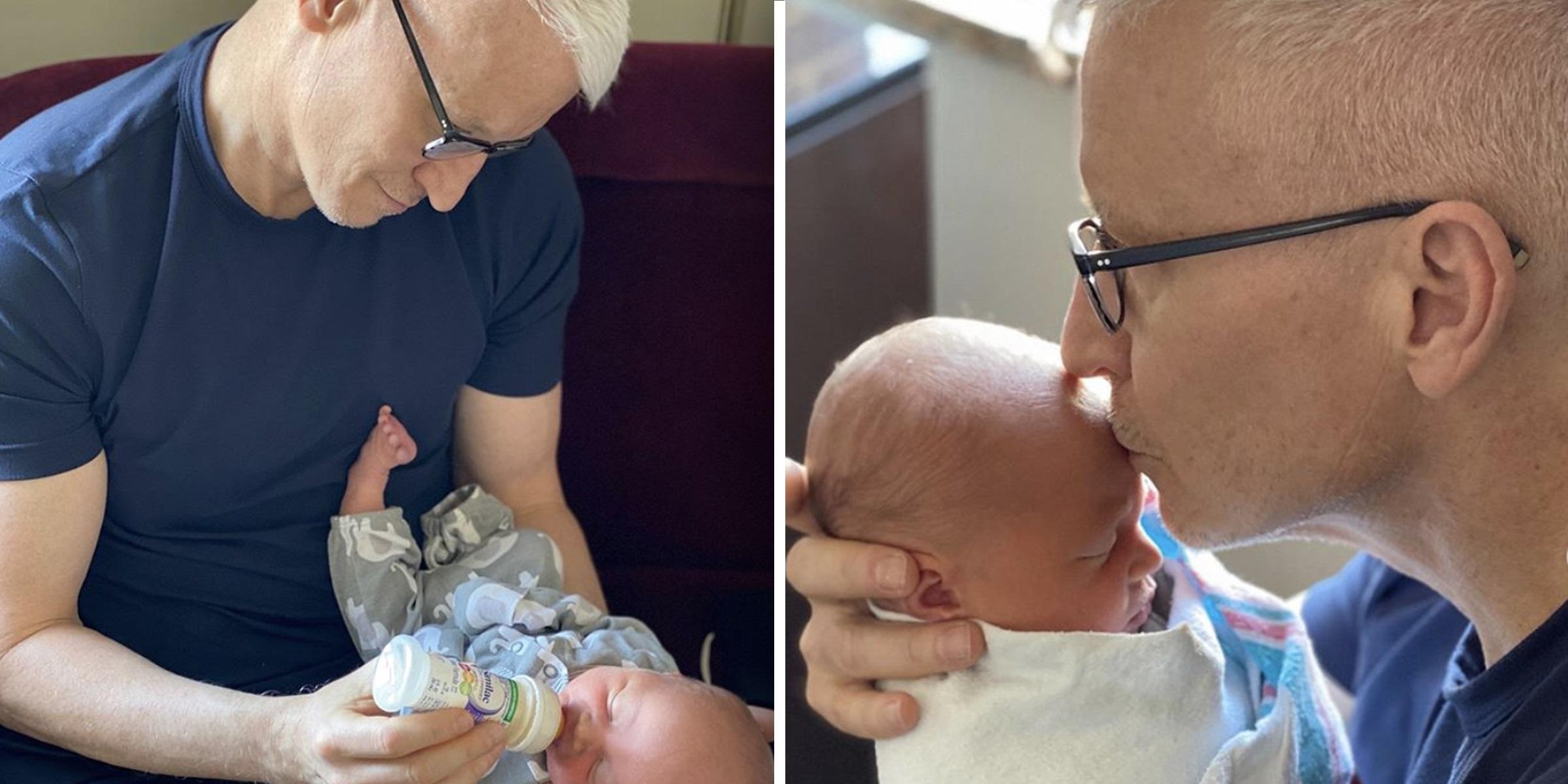 anderson cooper now a dad welcomes baby boy via surrogate