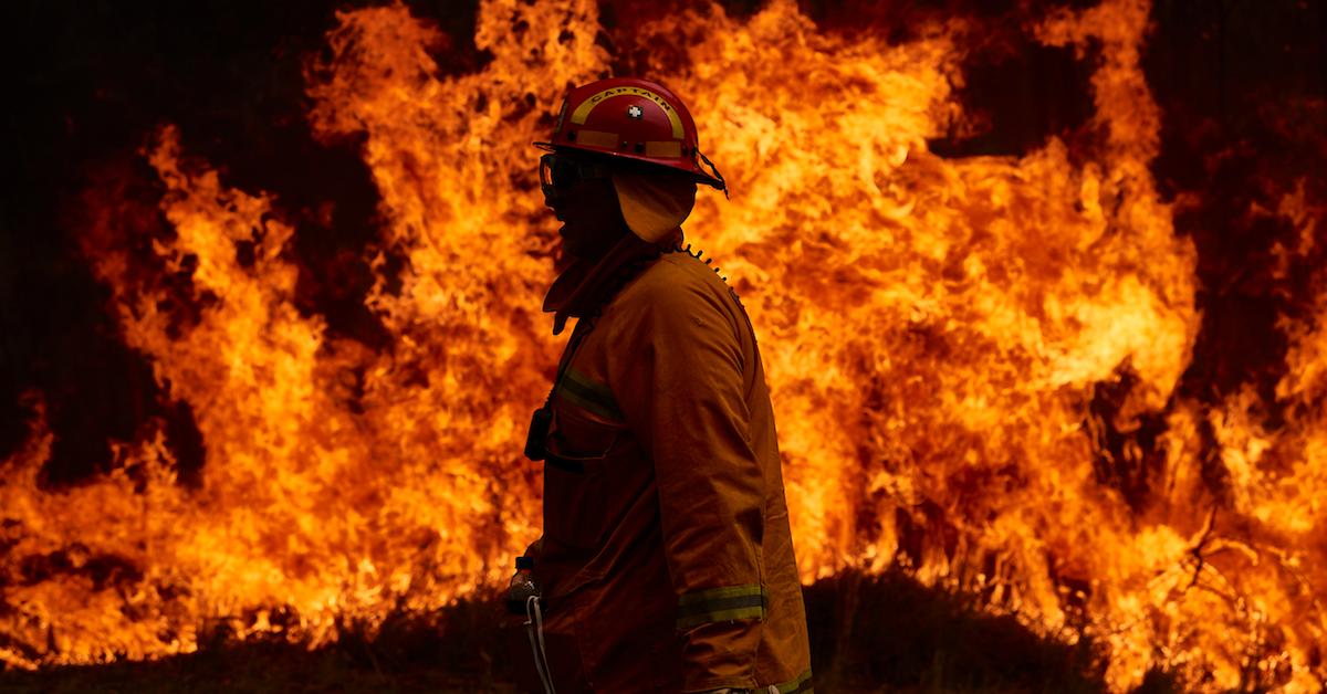 australia bushfires clouds