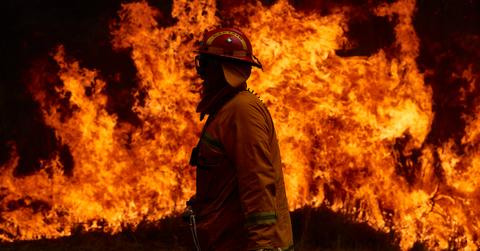 australia bushfires clouds