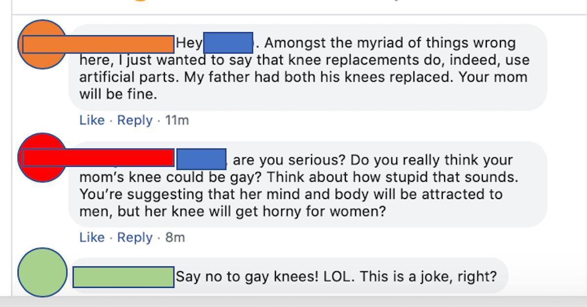 gay knee transplant