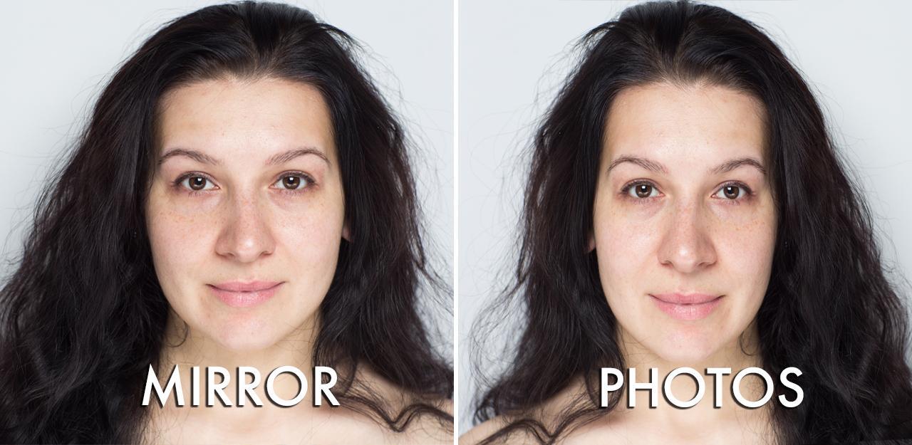 Here’s why you look better in mirrors than you do in pictures