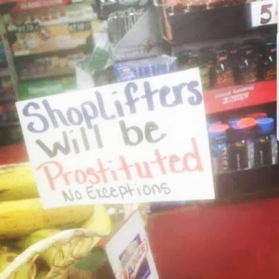 word misunderstandings shoplifters