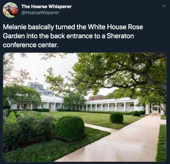 melania garden