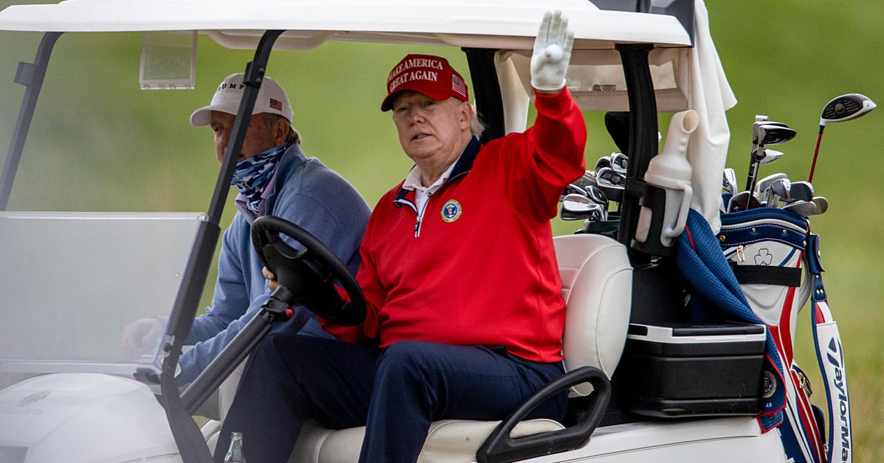 Trump has spent nearly a quarter of his days as president at golf courses