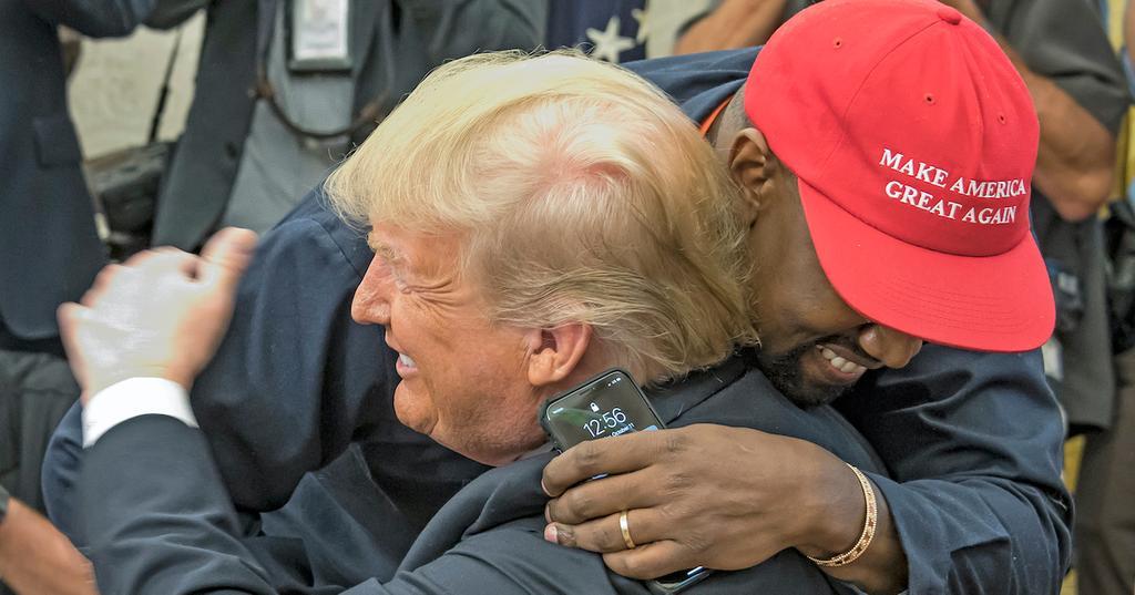 kanye west donald trump